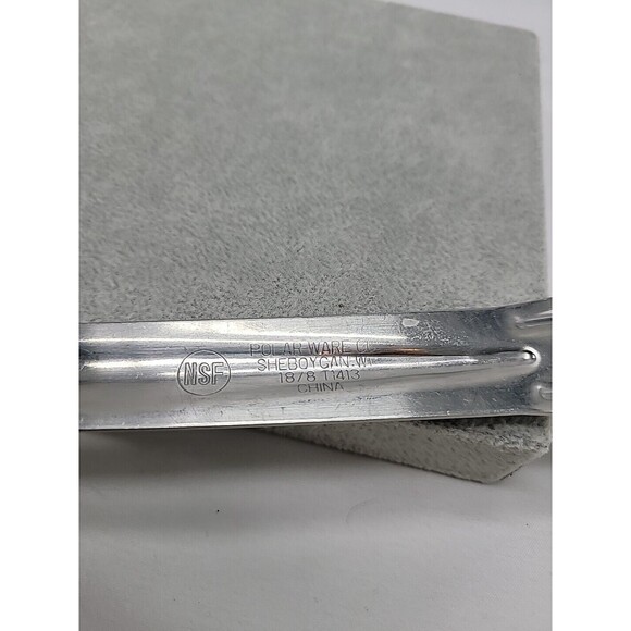 Vintage Polar Ware 13" NSF 18/8 Stainless Steel Serving Spoon Cooking Kitchen - Picture 12 of 15